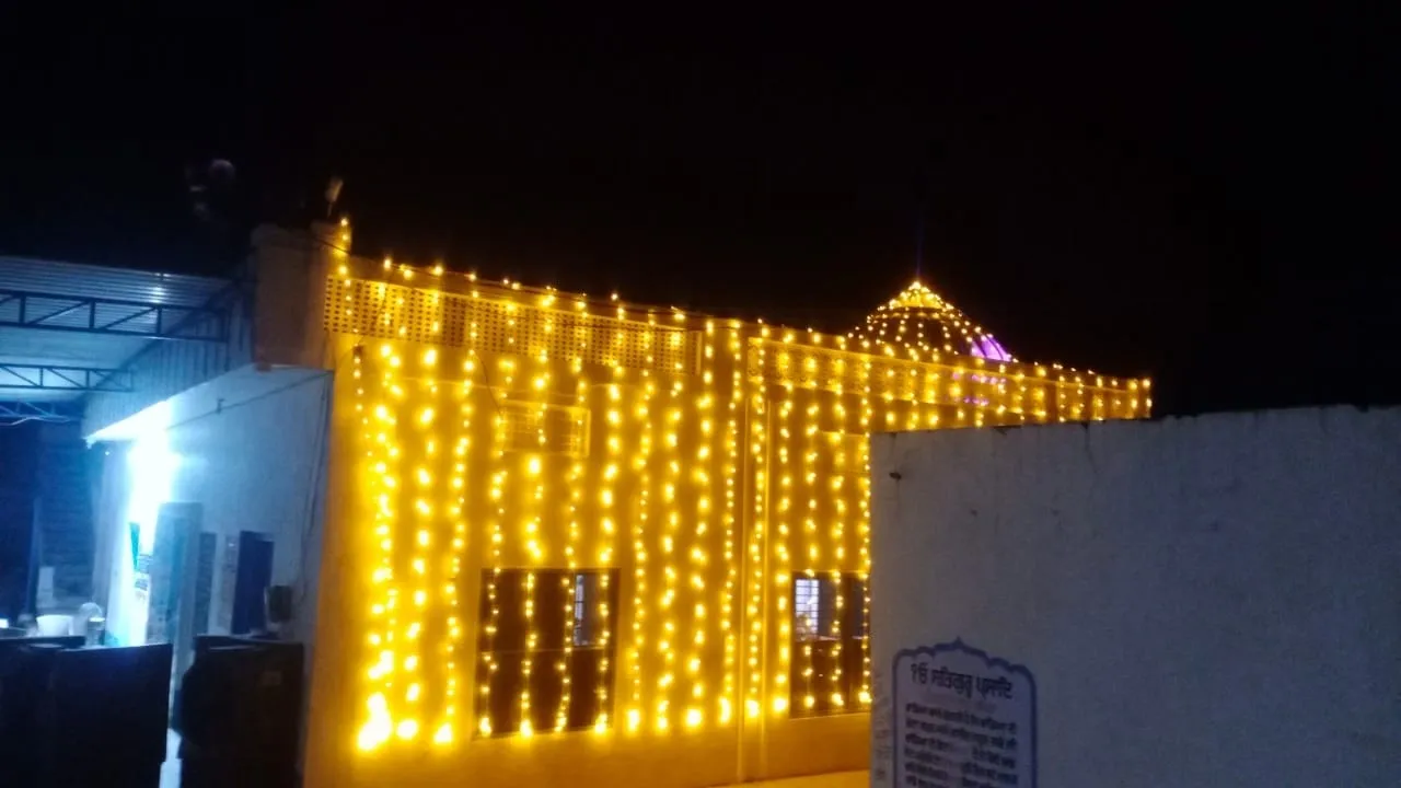 Gurudawara Dukhnivaran Sahib Raowal at Night During Barsi Event