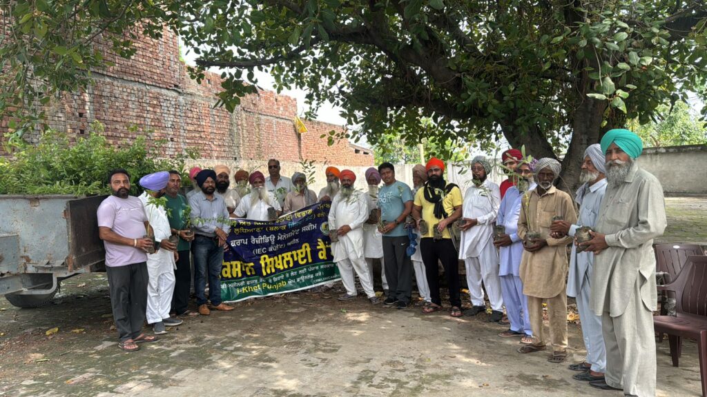 Environmental Farmer Training Camp at Village Raowal Ludhiana 