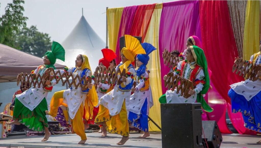 Bhangra Dance During Teeyan Da Mela