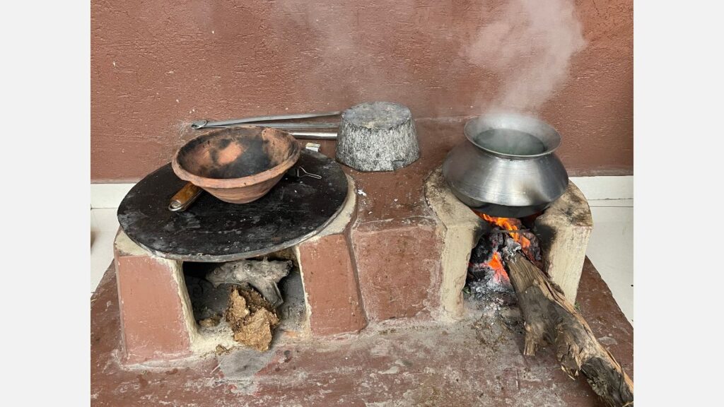 Chulha Smoke in Village