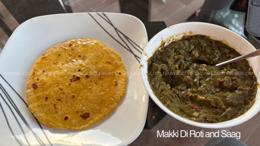 Saag and Makki Di Roti