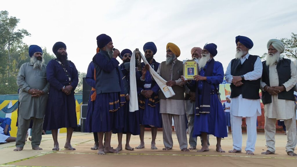 Prize Distribution at Second Gatka Cup in Village Raowal