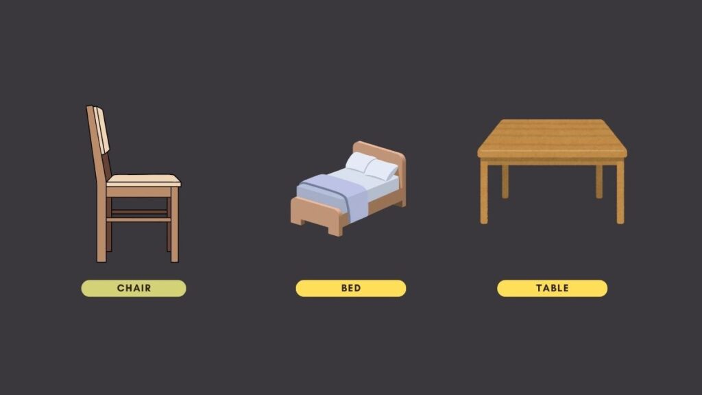 Basic Furniture Vocabulary