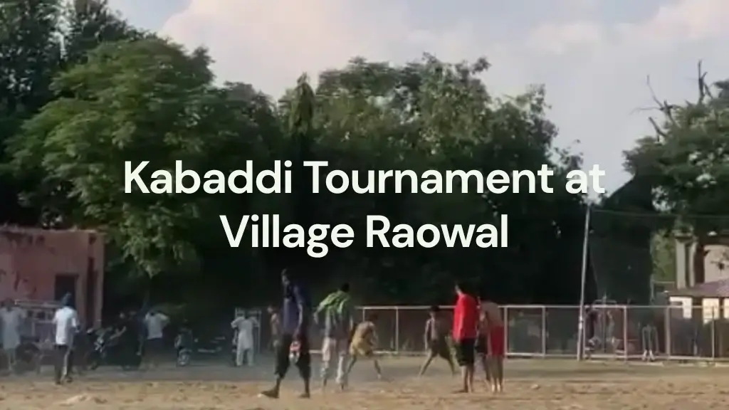 Sant Baba Visakha Singh Ji Kabaddi Tournament